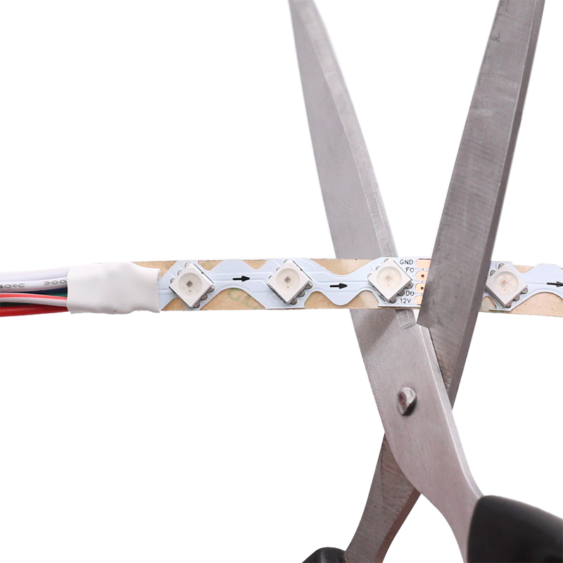 12V SK6813 5050 Dual Signal Pixel RGB Zig Zag LED Strip Individually Addressable 12V SK6813 5050 Dual Signal Pixel RGB Zig Zag LED Strip Individually Addressable